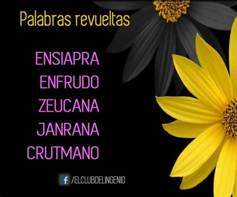 Es mi primera vez en un juego de escape, ¿qué sala me recomiendan jugar? Palabras con sus letras desordenadas #juegosdeingenio # ...