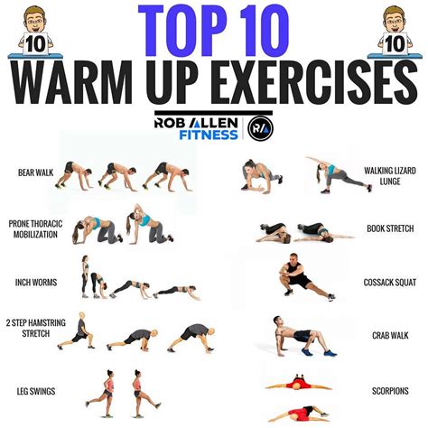 10 Warm Up Exercises