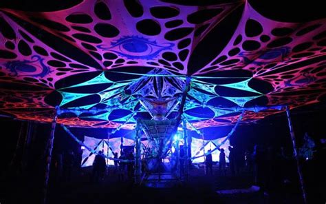 Psy Trance Party Decor Festival Decorations Glow Party Psychedelic