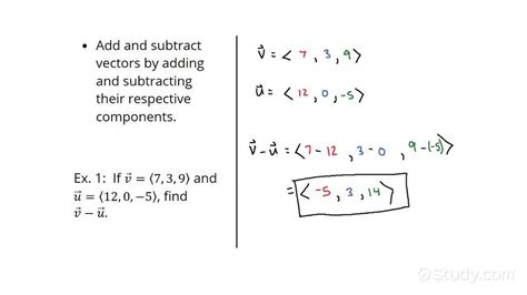 How To Add And Subtract Three Dimensional Vectors Precalculus