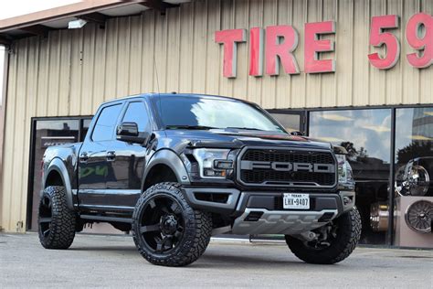 2018 Ford F 150 Raptor Black Kmc Xd811 Rockstar Ii Wheel Wheel Front