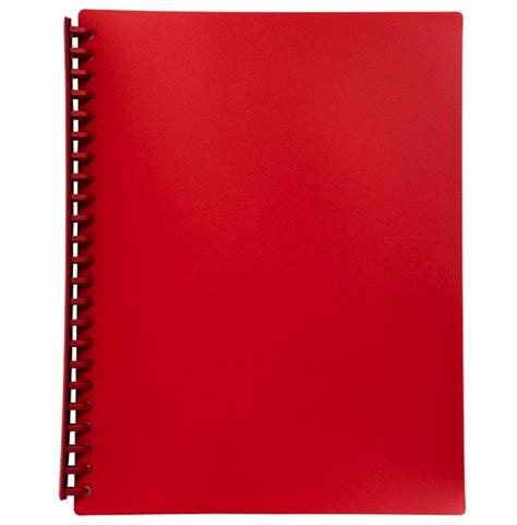 A4 Display Refillable Folders Red Nappyland Nsw