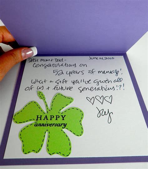 Seeing true love through you both makes my. Obsessed with Scrapbooking: 52nd Anniversary Card for My ...