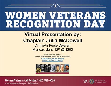 2023 Women Veterans Recognition Day Events Veterans Affairs