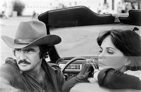 Burt Reynolds And Sally Field In A Scene From The Movie Smokey And