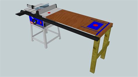 Ryobi Bt3100 With Wide Table 3d Warehouse