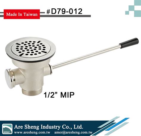 Commercial Sink Drain Waste Valves 1 12 Inch Mip Are Sheng