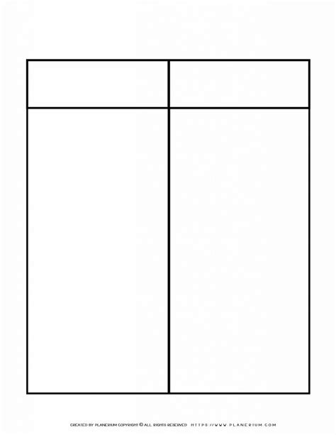 Printable Template Blank 2 Column Chart Images And Photos Finder