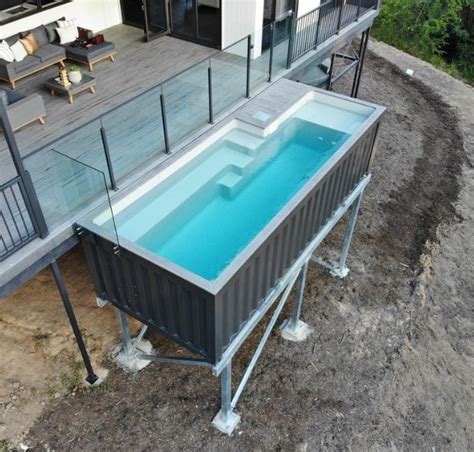 10 Beautiful Shipping Container Pool Designs