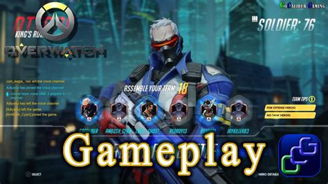 Overwatch Beta Quick Play Soldier 76 Gameplay Youtube