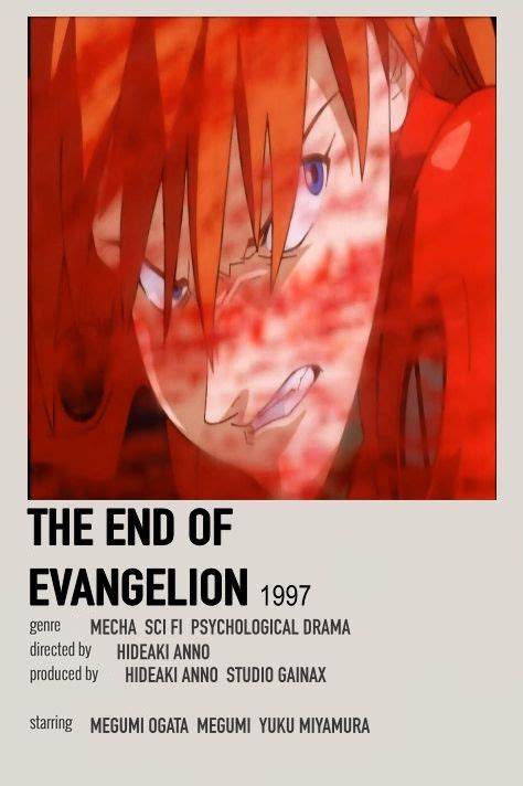 The End Of Evangelion Minimalist Poster Minimalist Poster Animes To