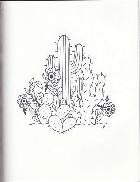 Cactus Cactus Drawing Doodle Art Doodle Drawings