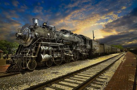 Beautiful Steam Locomotive Train 4k Photographic Print Sizes Etsy