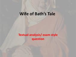 Now chese yourselven, wheither that yow liketh. ― geoffrey chaucer, the wife of bath. Wife of Bath's Tale essay plan | Teaching Resources