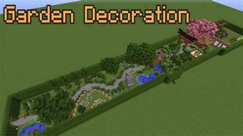 This was actually recorded live instead of. Minecraft Garden Decoration Ideas! - YouTube