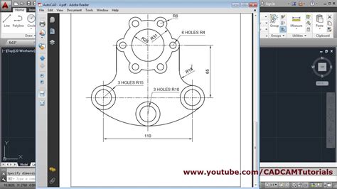 How To Create Dimensions In Autocad Autocad Dimensioning Tutorial Youtube