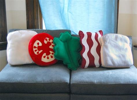 Blt Sandwich Pillows Thats So Cool I Want Some Pillows