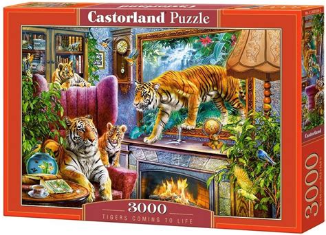 Puzzle 3000 Castorland C 300556 Tygrysy Wracają Do Życia Puzzle 3000