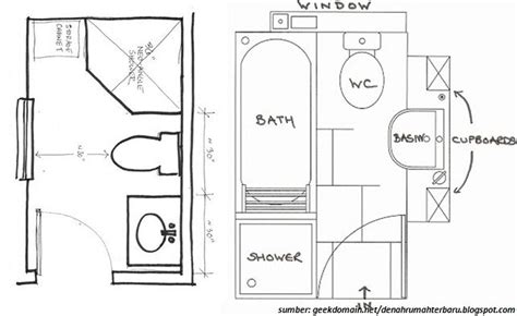 Kamar mandi minimalis ukuran 2x2 kuat 33 inspirasi terupdate tidur via sooaxer.org. Desain Kamar Mandi Sempit Minimalis yang Pas untuk Hunian ...
