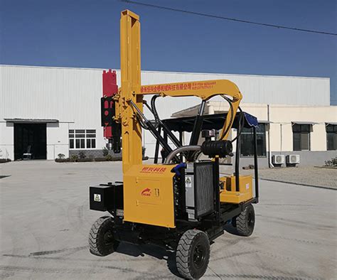 Hx D Pile Driver For Highway Guardrail Construction