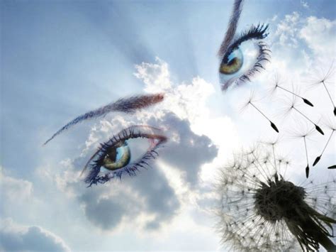 Blue Sky Heaven Wish Dandelion Angel Dream