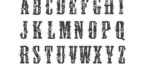 Dxf Cdr Gear Font Letters Dxf Downloads Files For Laser Cutting And