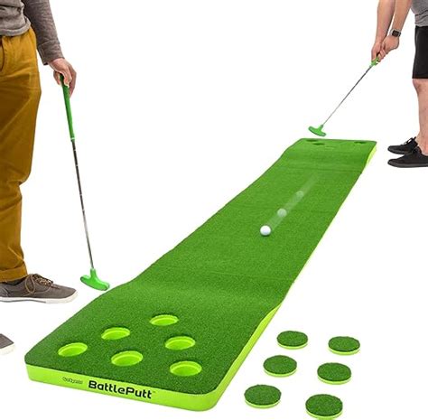 Amazon Com Gosports Battleputt Golf Putting Game On Pong Style Play With Ft Putting