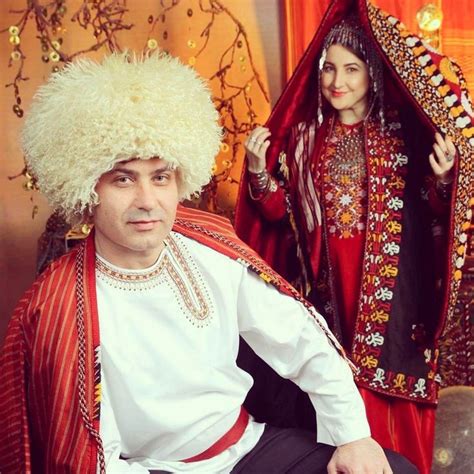 Turkmenistan Traditional Dresses Chinese Style Turkmenistan