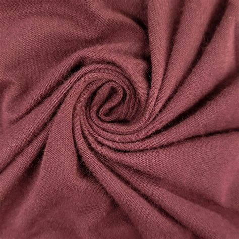 Mauve Deep Rayon Spandex Jersey Knit Fabric