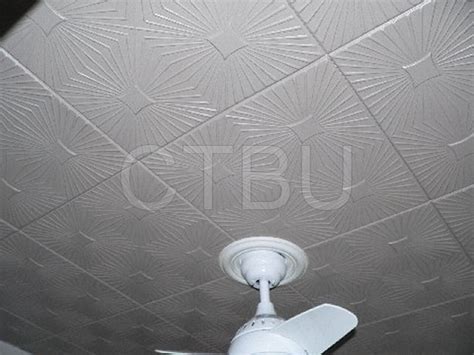 They also help to control a room's temperature. Styrofoam Ceiling Tiles Installed