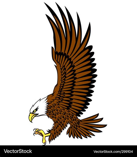 Bald Eagle Royalty Free Vector Image Vectorstock