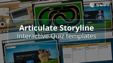 Articulate Storyline Interactive Elearning Quiz Templates