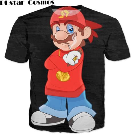 Plstar Cosmos New Summer Super Mario Bros 3d T Shirt Menwomen Casual Tshirt Mario Unisex Street