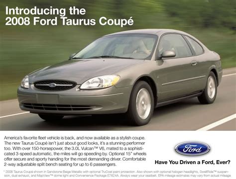 Ford Taurus Coupe Amazing Photo Gallery Some Information And