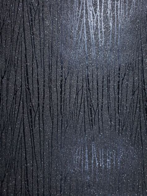 Textured Black Charcoal Gray Wallpaper Mica Vermiculite Etsy