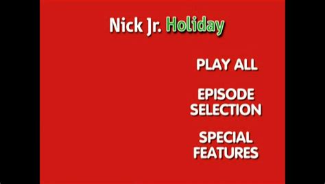 Dvd Menu Walkthroughs Nick Jr Holiday Nick Jr Free Download