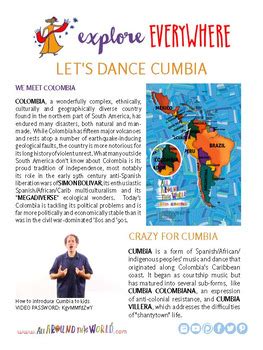 Virtuelle spieletechnik für let's dance kids: Teach Kids About Colombia - "Let's Dance Cumbia" -- All ...