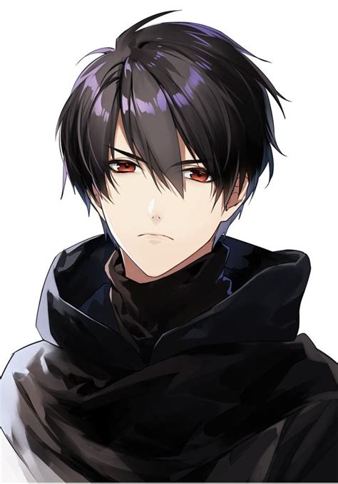 Anime Boy With Dark Blue Hair Drone Fest