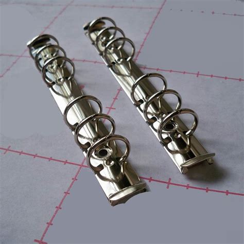100 Pcs Metal Spiral Binder Clip Stainless Steel 6 Hole Binder File