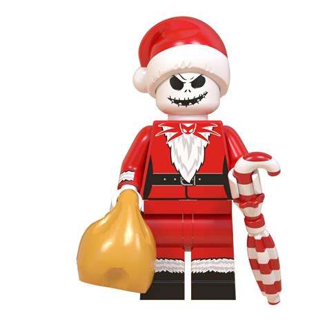 Jack Santa Claus Minifigures Lego Compatible Christmas Minifigure