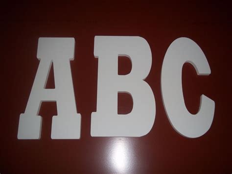 Younger children can work on letter recognition through ordering while older children can work on telling. PVC 19mm thick Alphabet Letters & Numbers Rockwell Font