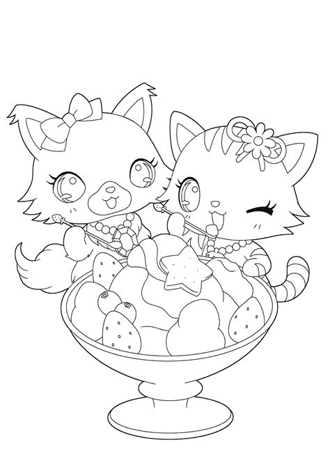 Anime Coloring Pages Puppy