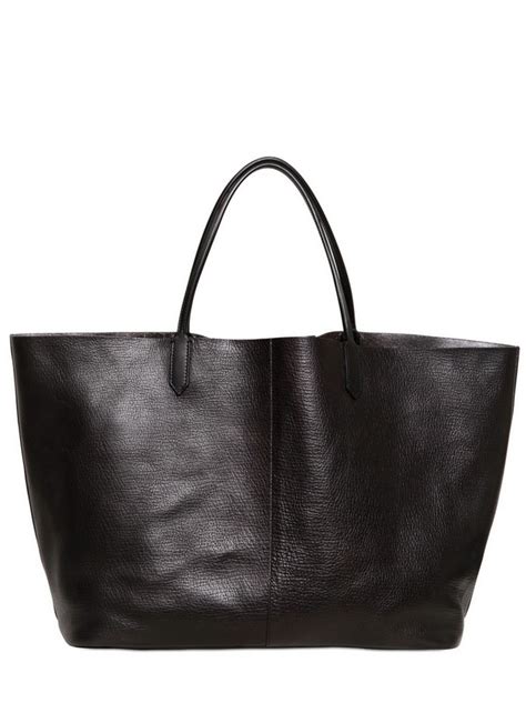 Lyst Givenchy Large Antigona Double Face Leather Tote In Black