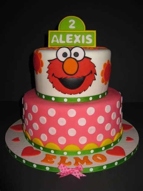 Girly Elmo Cakes Yahoo Search Results Elmo Birthday Cake Elmo