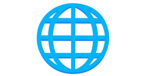 Globe With Meridians Emoji