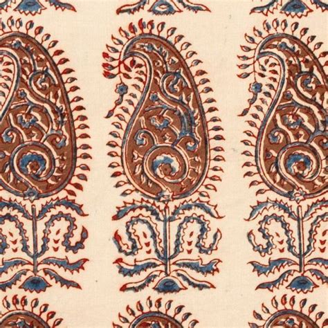 Iranian Persian Block Printing Qalamkar Damask Pattern Design