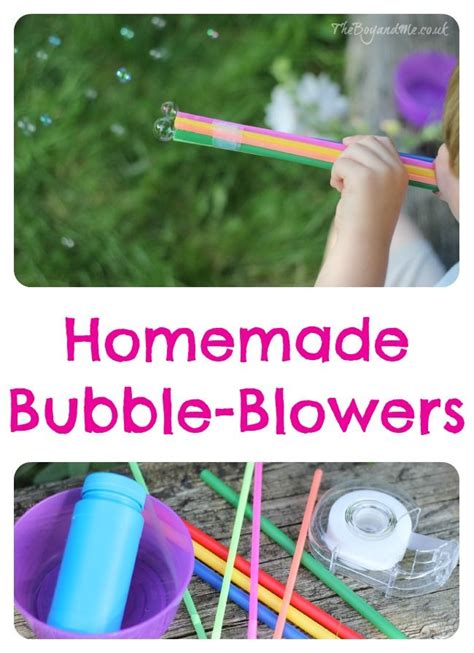 Homemade Bubble Blowers How Many Different Sized Bubbles Can You Make