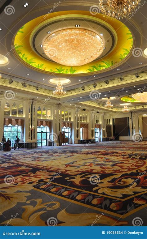 Luxury Hotel Banquet Hall Stock Photo Image Of Hotel 19058534