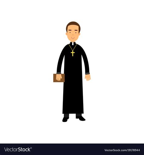 Cartoon Priest And Nun Vector Priest And Nun Vector C