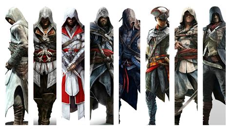 Assassins Creed Franchise Protagonist Wallpaper By Theomeganerd On